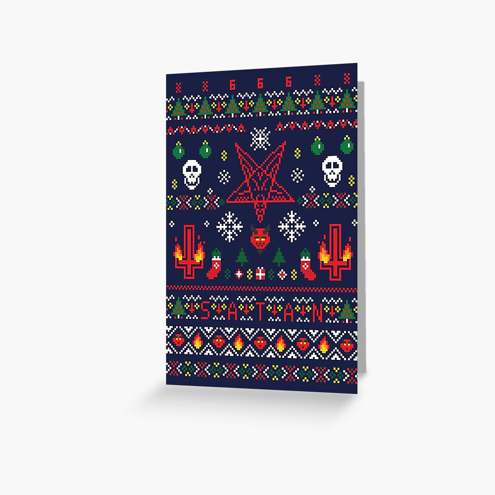 Satanic Christmas Cards 