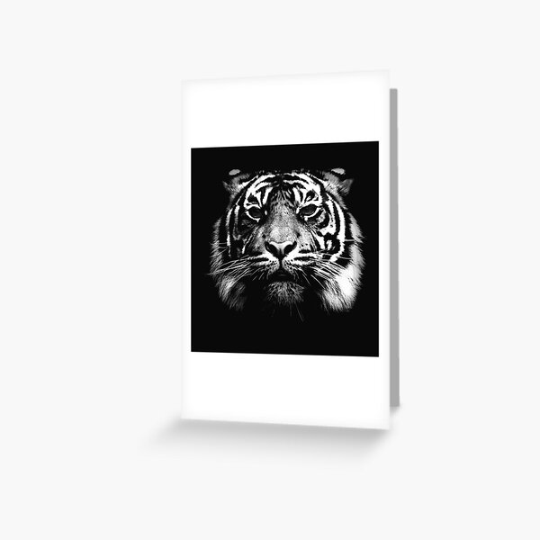 Illustrated Tiger Greeting Card