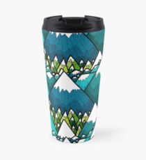Winter peaks and woods Travel Mug