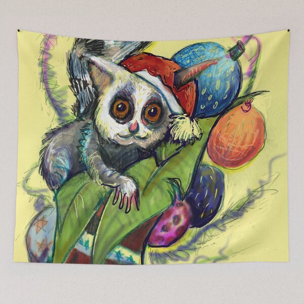 Item preview, Baby Possum- Card Two of Xmas Series/ Bambinos designed and sold by Julie Fearns-Pheasant.