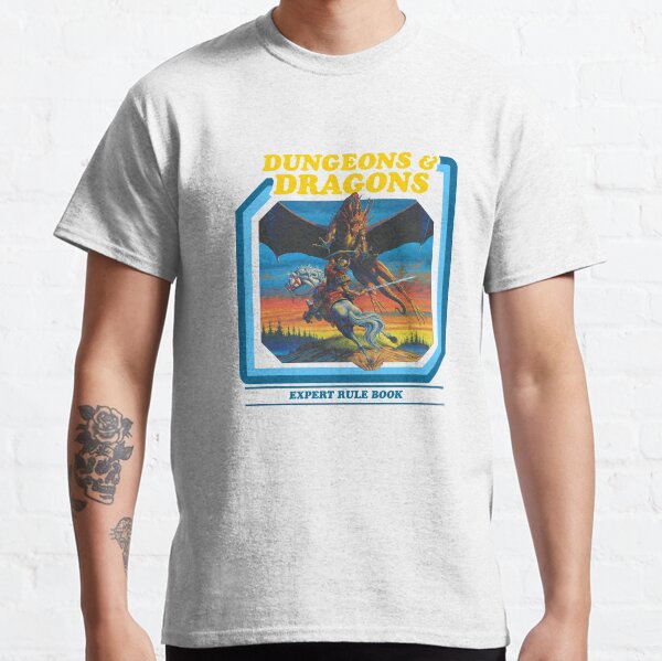 80's Dungeons & Dragons Expert Rule Book Classic T-Shirt
