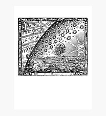 Flammarion Engraving Transparent Photographic Print