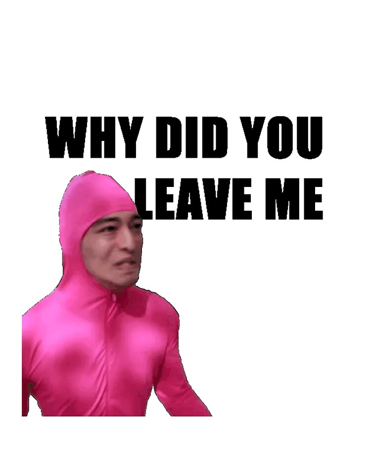 Why Did You Leave Me Filthy Frank Meme Ipad Case Skin By Wagobidaboo Redbubble