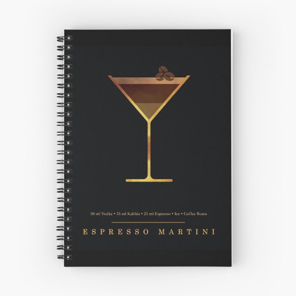 Item preview, Espresso Martini Cocktail - Classic Cocktails Series - Black and Gold - Modern, Minimal Decor designed and sold by Studio Grafiikka.
