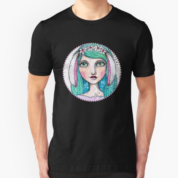 It's A Bunny Kind Of Day Slim Fit T-Shirt