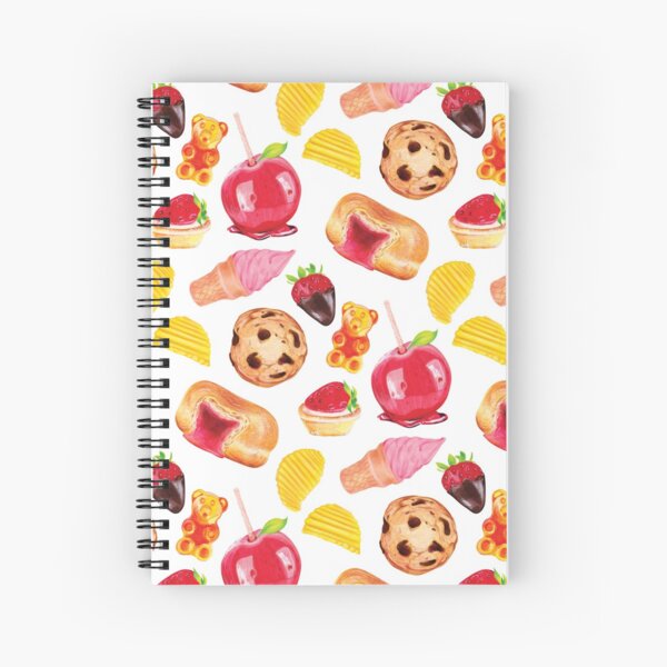 JUNK FOOD Spiral Notebook
