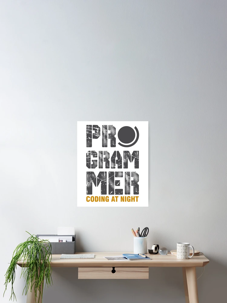 Thumbnail 2 of 3, Poster, Programmer developer computer scientist gift designed and sold by design2try.