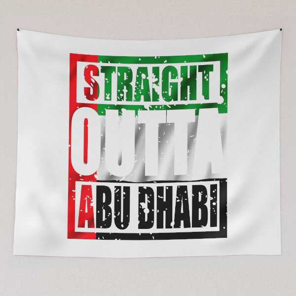 Item preview, Straight Outta Abu Dhabi TShirt designed and sold by Oles Bielienkyi.