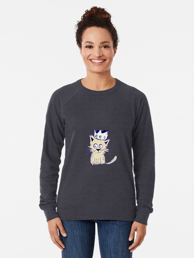 Alternate view of King of cats Lightweight Sweatshirt