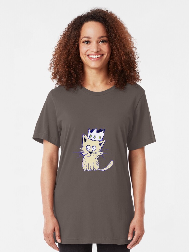 Alternate view of King of cats Slim Fit T-Shirt
