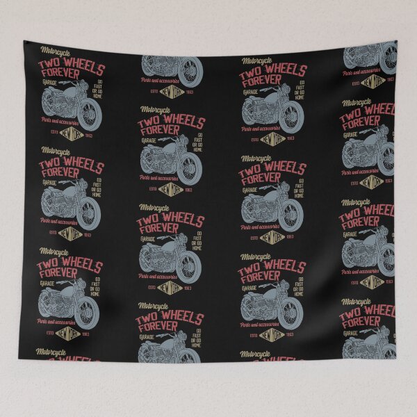 Item preview, Two Wheels Forever designed and sold by MoeLok.