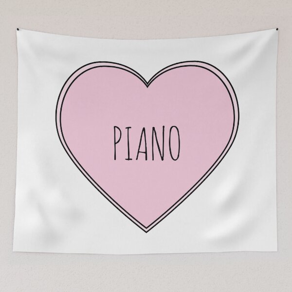 Item preview, Piano Heart designed and sold by teesaurus.