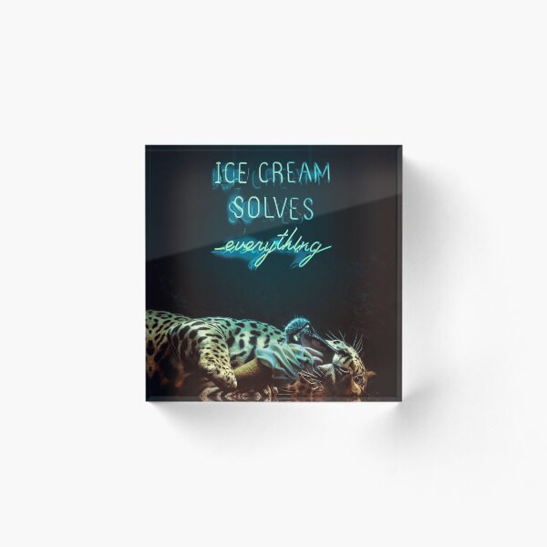 Artikelvorschau, Eiscreme löst alles entworfen und verkauft von Second Crop Creative.