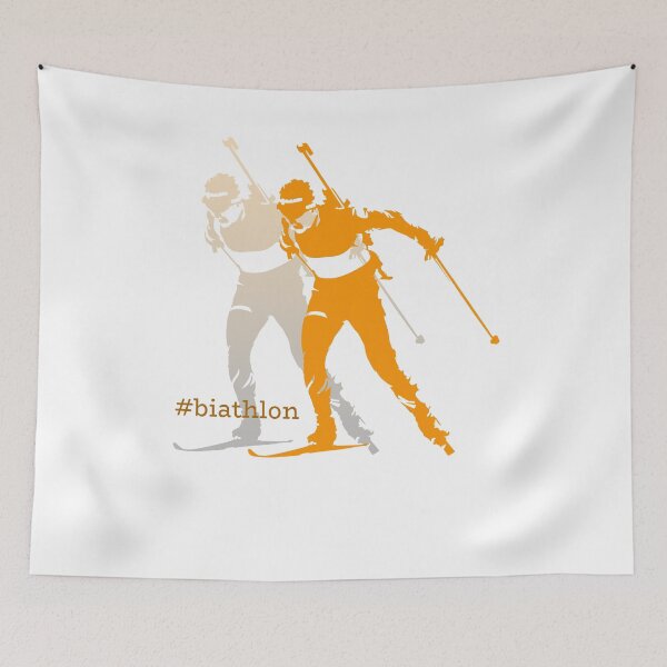 Item preview, Biathlon biathlete skiing shooting sport gift designed and sold by design2try.