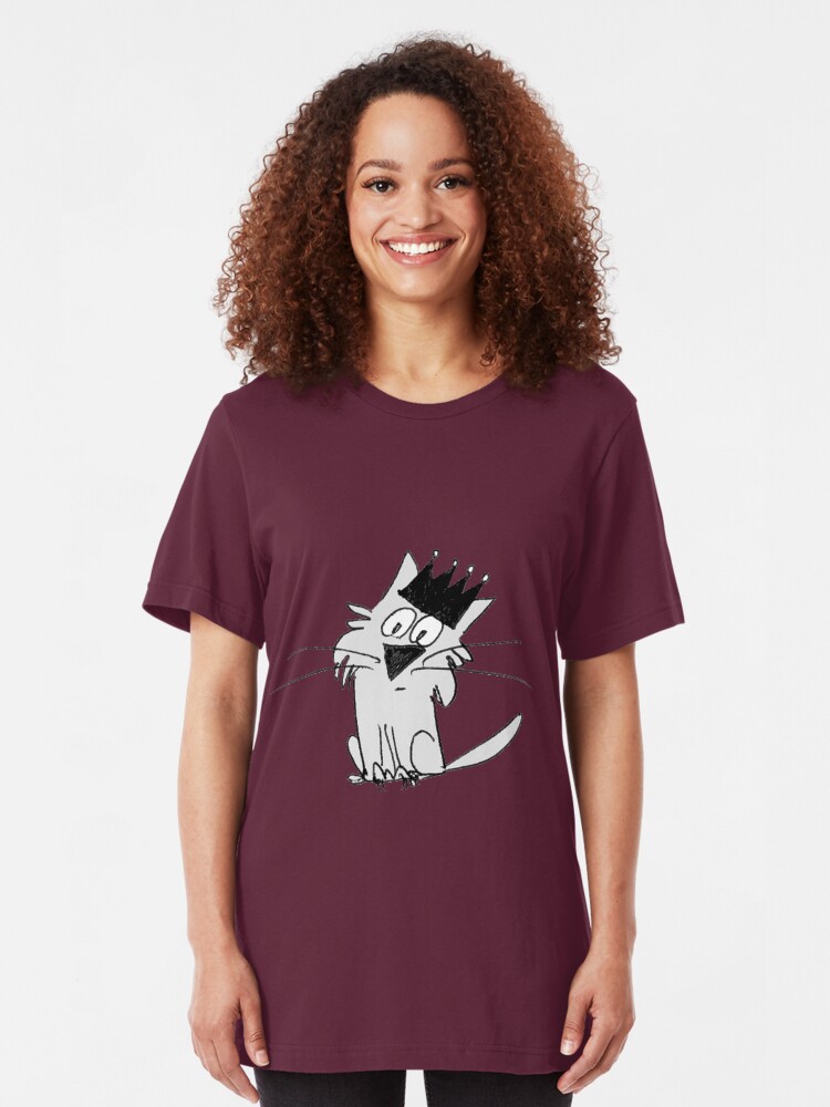 Alternate view of Royal Cat Slim Fit T-Shirt