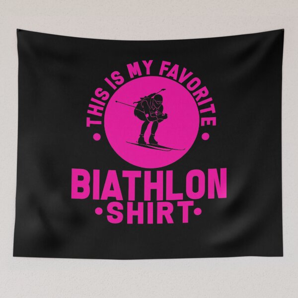 Item preview, Biathlon biathlete skiing shooting sport gift designed and sold by design2try.
