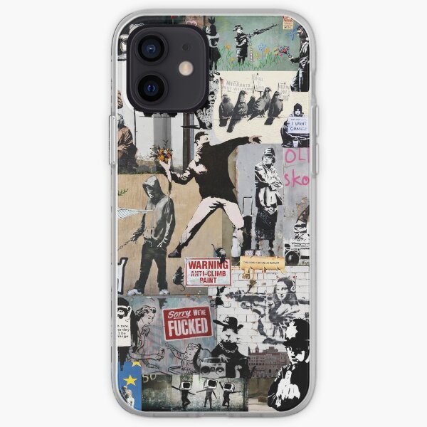 Banksy Collage iPhone Soft Case
