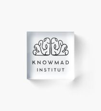 knowmad institut Logo Acrylic Block