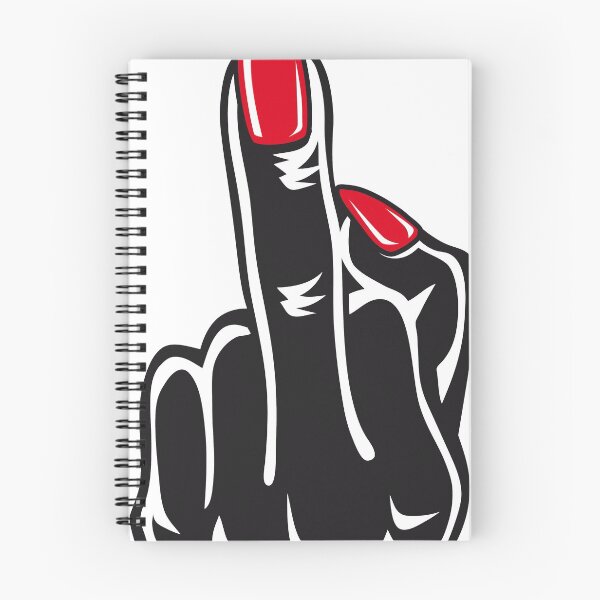 Item preview, 51 Middle finger Stinky fingers Red nails Me too icon designed and sold by Margarita-Art.