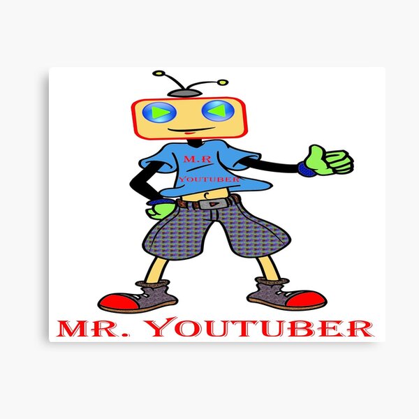 Youtubers Character Wall Art Redbubble - how to make roblox animations for youtube slg 2020