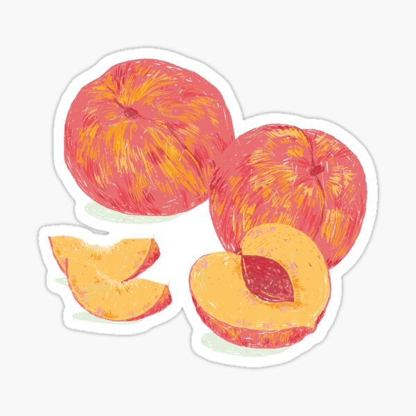 Sweet Peach Sticker