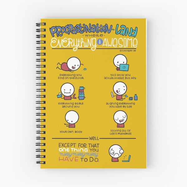 Item preview, Procrastination makes everything awesome designed and sold by Schlogger.