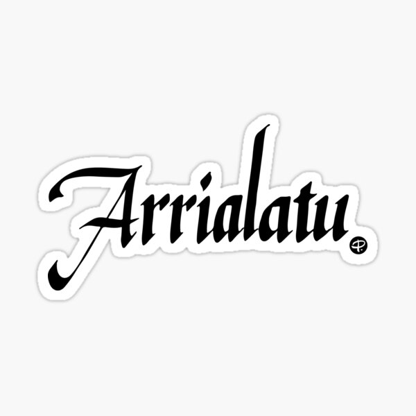 Arrialatu - #siculigrafia Sticker