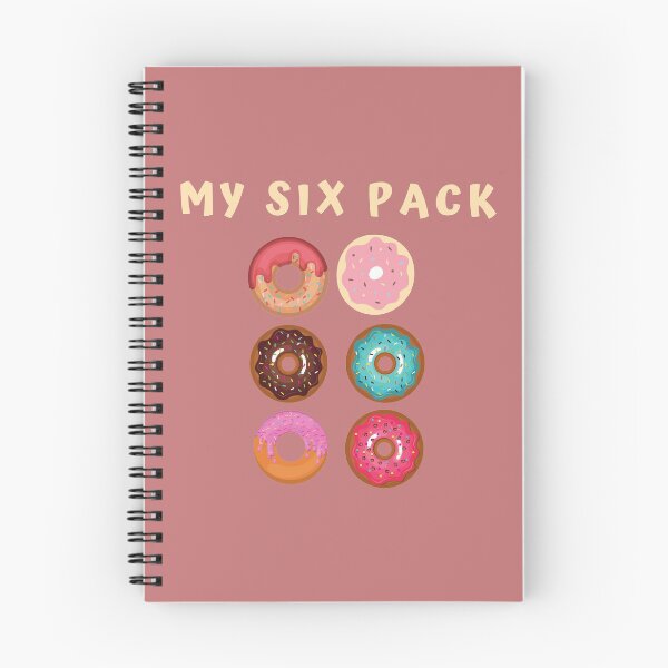 Item preview, My Six Pack Funny Doughnuts Foodie Design designed and sold by teeshirtcraze.