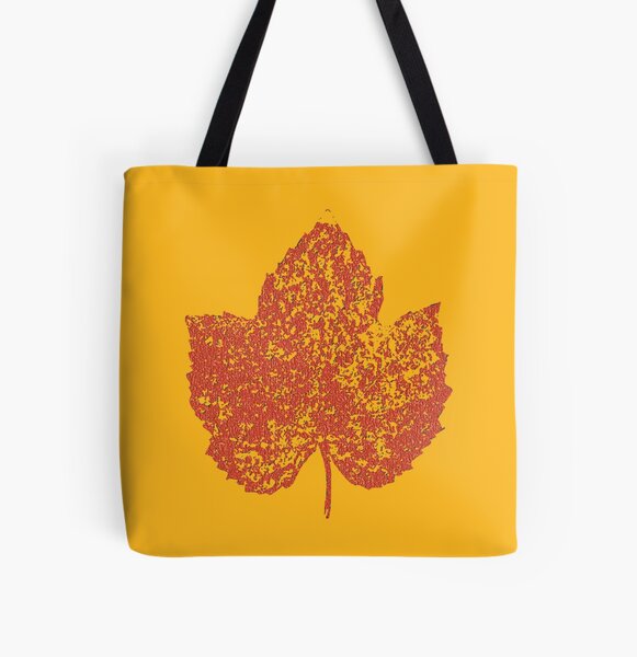One Love/Leaf All Over Print Tote Bag