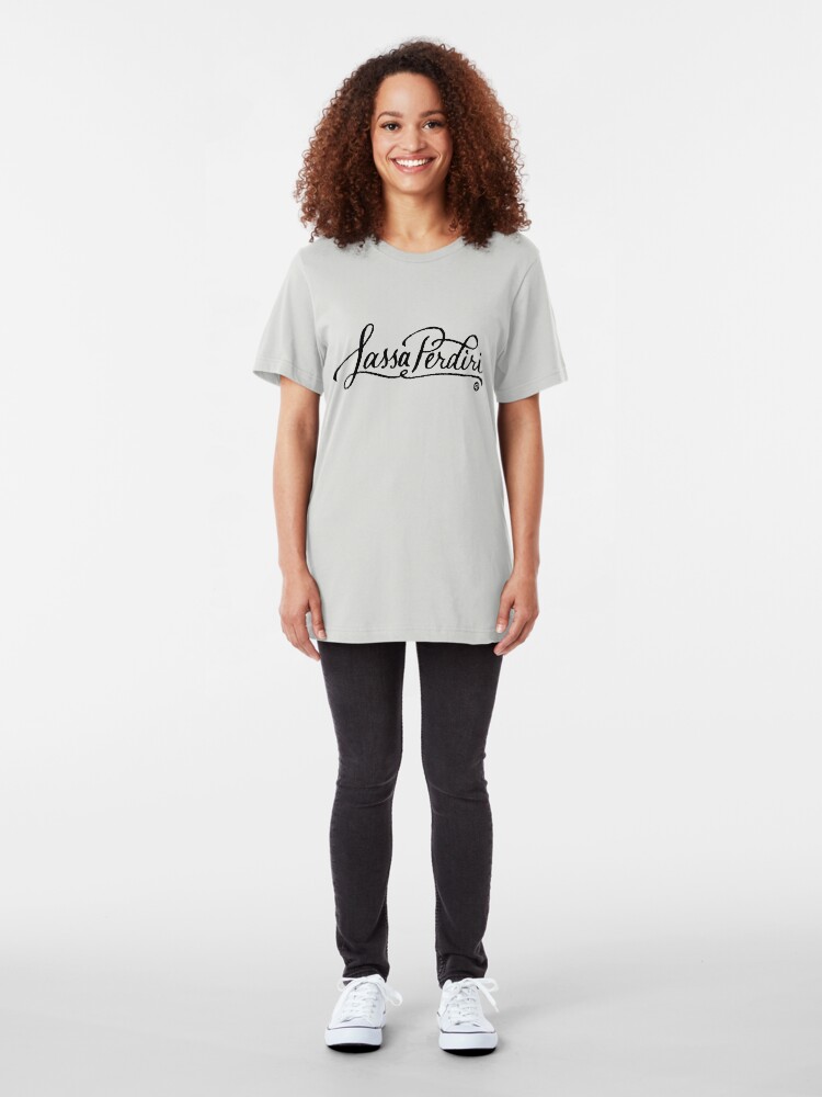 Alternate view of Lassa Perdiri - #siculigrafia Slim Fit T-Shirt