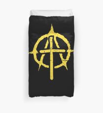 Christian Libertarian Election Gift - Anarcho Cross Duvet Cover
