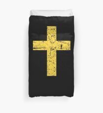 Distressed Christian Libertarian Election Gift Duvet Cover