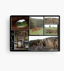 Willunga Slate History Metal Print