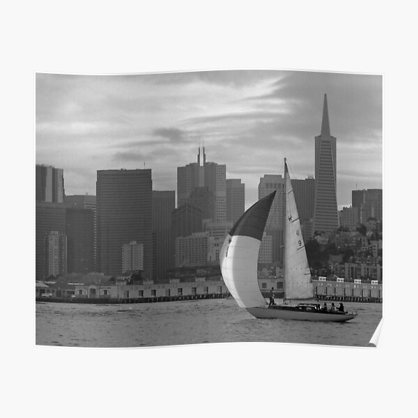 SF Folk Boat / landscape Poster