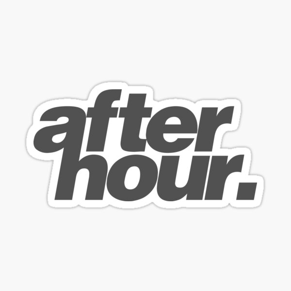 afterhour #1 Sticker