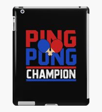 Ping Pong Champion Table Tennis iPad Case/Skin