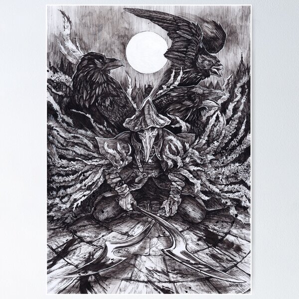 Item preview, Eileen the Crow designed and sold by Haunted Nest.