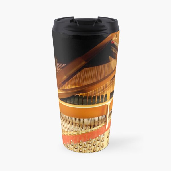 Inside a Steinway Concert Grand Travel Mug