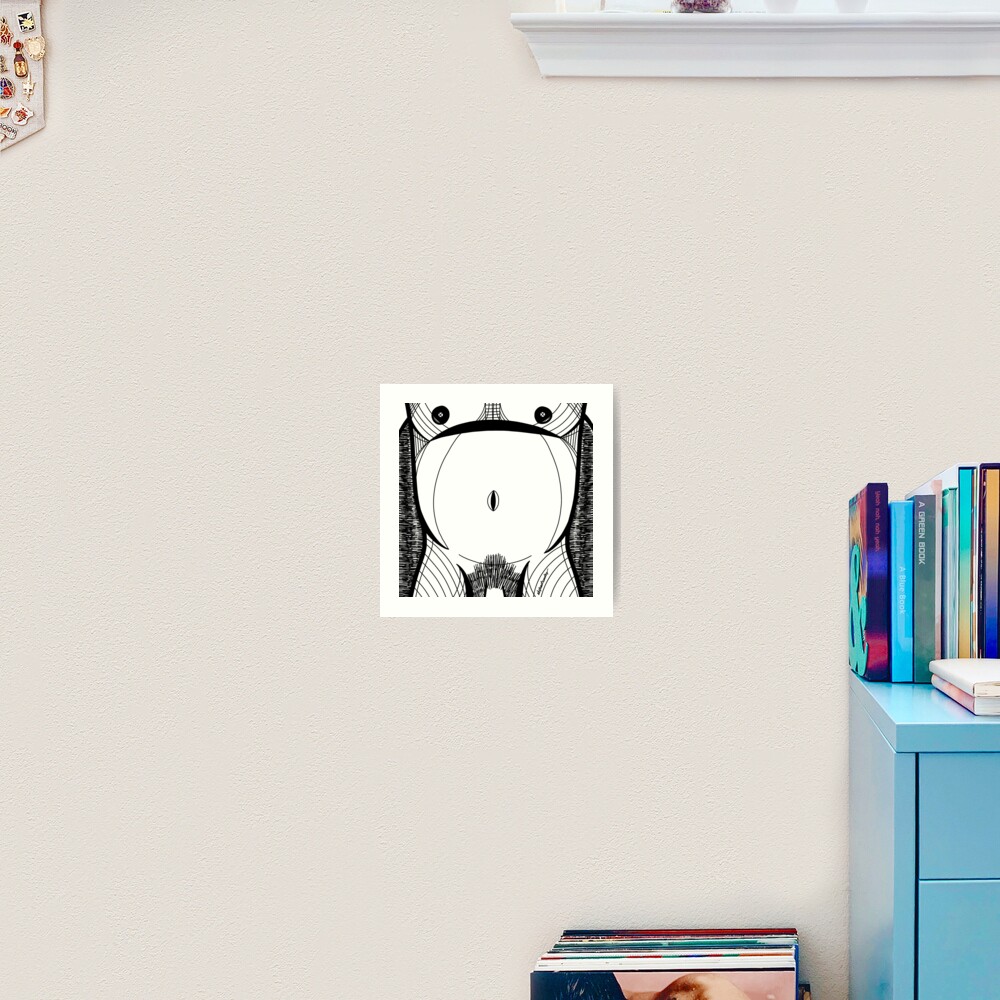 Abstract Body 2 Art Print