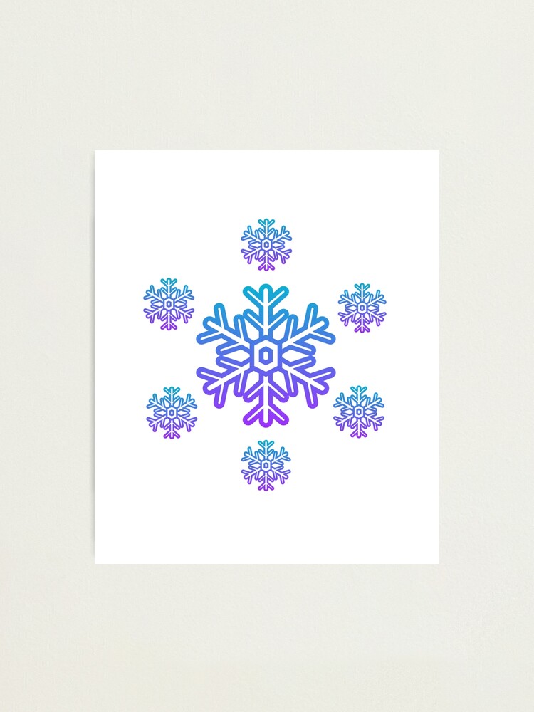 Snowflake(s) Sticker for Sale by DelirusFurittus