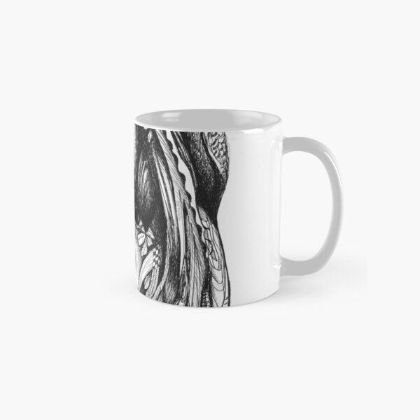Adelina - portrait in ink Classic Mug