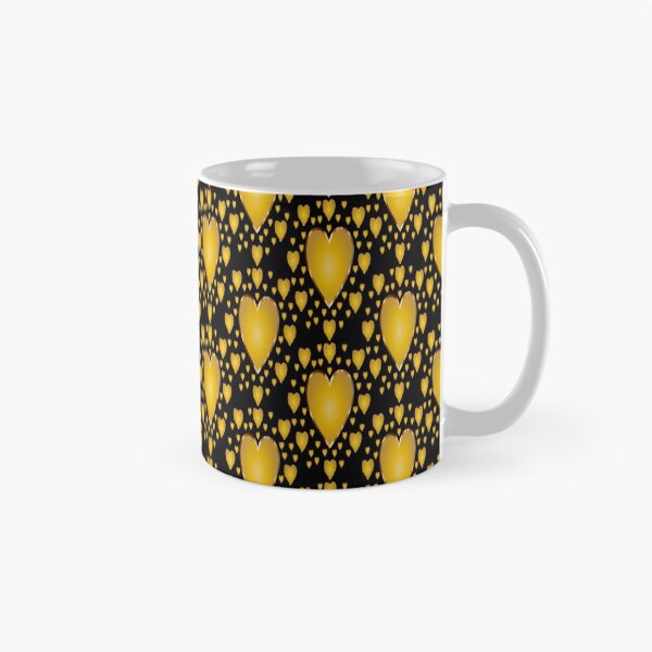 Item preview, Gold Love Hearts Pattern designed and sold by VikingRunes.