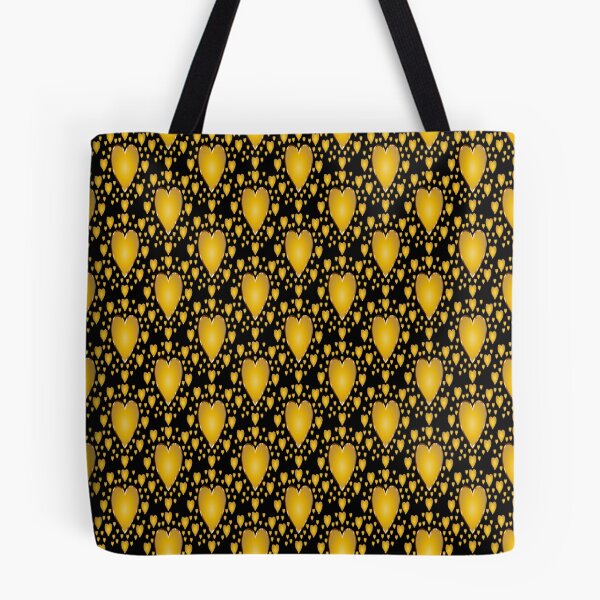 Item preview, Gold Love Hearts Pattern designed and sold by VikingRunes.