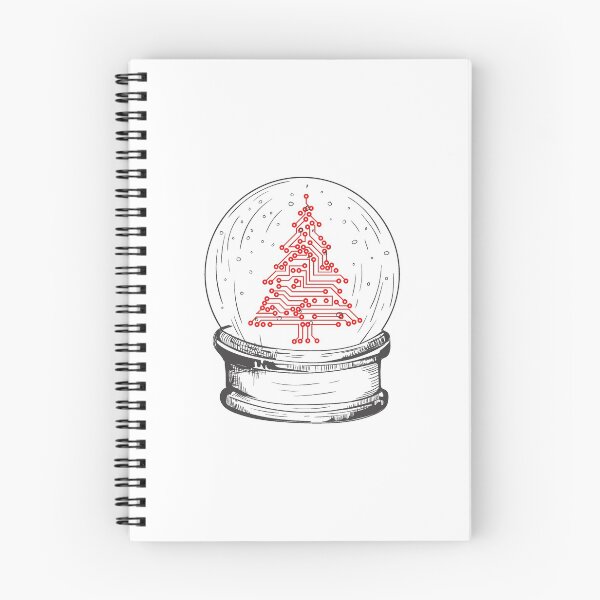 Item preview, Crystal snow globe | Geeky christmas tree designed and sold by roomjs.