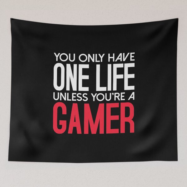 Item preview, You Only Have One Life Unless You’re A Gamer - Funny Gamer designed and sold by T-shirt For You.