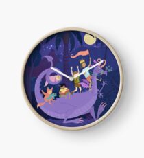 Nighttime Dragon Ride Clock
