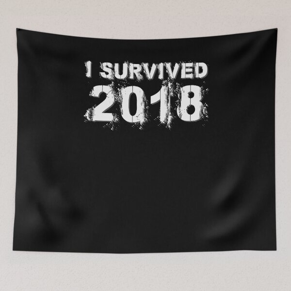 Item preview, I Survived 2018 Funny Happy New Years Eve Ball NYE HNY designed and sold by KNUXX Shop.