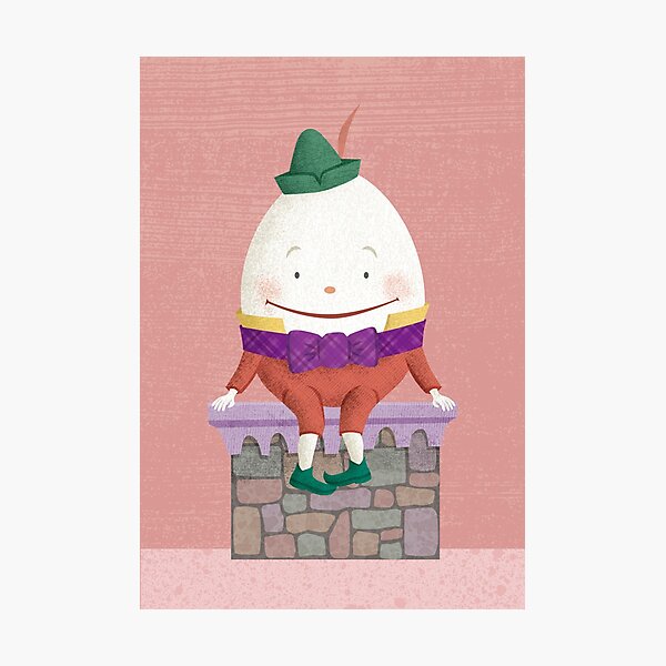 Humpty Dumpty Sat on a Wall Photographic Print