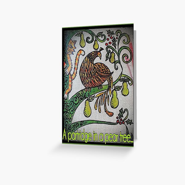 A Partridge in a Pear Tree Greeting Card