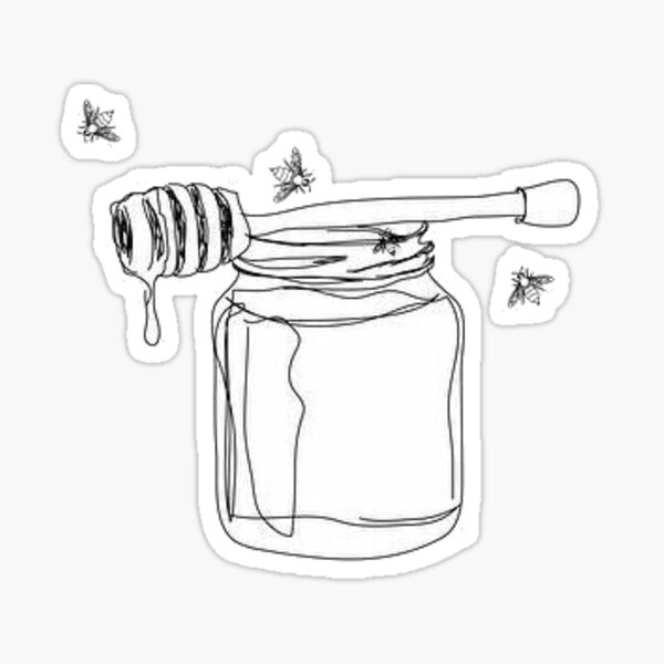 "MILK AND HONEY" Sticker
